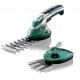 Bosch Sculpte-haies sans fil Isio Set avec lame Multi-Click  "sculpte-haies," lame Multi-Click "taille-herbe" et chargeur 060083