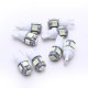 CARCHET® 8 X T10 194 168 W5W AMPOULE LAMPE 5050 SMD 5 LEDS BLANC 12V POUR VOITURE