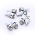 CARCHET® 8 X T10 194 168 W5W AMPOULE LAMPE 5050 SMD 5 LEDS BLANC 12V POUR VOITURE