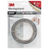 3M Scotch ruban adhésif fort double face, 19 mm x 5 m, gris