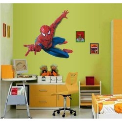 Hero Spiderman Grand sticker mural Spiderman pour chambre d'enfant