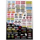 Sticker Autocollant Planche fx1 27x39cm