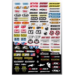 Sticker Autocollant Planche fx1 27x39cm