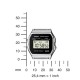 Casio - A158WEA-1EF - Vintage - Montre Mixte - Quartz Digital - Cadran Noir - Bracelet Acier Argent