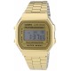 Casio - A168WG-9W - Vintage - Montre Mixte - Quartz Digital - Cadran LCD - Bracelet Acier plaqué Doré