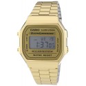 Casio - A168WG-9W - Vintage - Montre Mixte - Quartz Digital - Cadran LCD - Bracelet Acier plaqué Doré