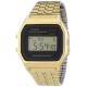 Casio - Vintage - A159WGEA-1EF - Montre Mixte - Quartz Digital - Cadran Noir - Bracelet Acier Doré