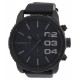 Diesel - DZ4216 - Montre Homme - Quartz Chronographe - Chronomètre - Bracelet Cuir Noir