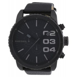 Diesel - DZ4216 - Montre Homme - Quartz Chronographe - Chronomètre - Bracelet Cuir Noir