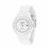 Madison New York - SU4167B - Montre Mixte - Quartz Analogique - Cadran Blanc - Bracelet Silicone Blanc