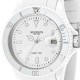 Madison New York - SU4167B - Montre Mixte - Quartz Analogique - Cadran Blanc - Bracelet Silicone Blanc