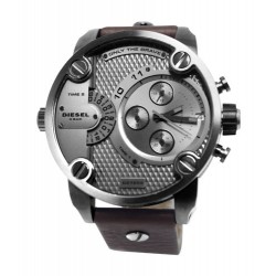 Diesel - DZ7258 - Montre Homme - Quartz Chronographe - Bracelet Cuir Marron