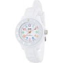 ICE-Watch - Montre enfants - Quartz Analogique - Ice-Mini - White - Mini - Cadran Blanc - Bracelet Silicone Blanc - MN.WE.M.S.12