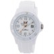 ICE-Watch - Montre Mixte - Quartz Analogique - Ice-Forever - White - Unisex - Cadran Blanc - Bracelet Silicone Blanc - SI.WE.U.S