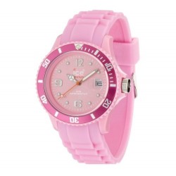 ICE-Watch - Montre Mixte - Quartz Analogique - Ice-Forever - Pink - Small - Cadran Rose - Bracelet Silicone Rose - SI.PK.S.S.09