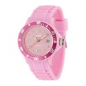 ICE-Watch - Montre Mixte - Quartz Analogique - Ice-Forever - Pink - Small - Cadran Rose - Bracelet Silicone Rose - SI.PK.S.S.09