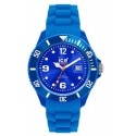 ICE-Watch - Montre Mixte - Quartz Analogique - Ice-Forever - Blue - Unisex - Cadran Bleu - Bracelet Silicone Bleu - SI.BE.U.S.09