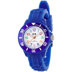 ICE-Watch - Montre enfants - Quartz Analogique - Ice-Mini - Blue - Mini - Cadran Blanc - Bracelet Silicone Bleu - MN.BE.M.S.12