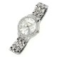 Culater® Les femmes exquis cristal de luxe Quartz strass cristal Montre en Argent