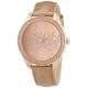 Guess - W0161L1 - Montre Femme - Quartz Analogique - Bracelet Cuir Or Rose