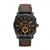Fossil - FS4656 - Montre Homme - Quartz Analogique - Chronomètre - Bracelet Cuir Marron