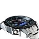 Pixnor TVG 100 KM-468 double fuseau M imperméable homme afficher sport Digital Quartz montre avec Date/alarme lunimeux Light (No