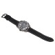 Foxnovo Grand cadran rond Dual Time Cool masculine Oulm 9316 affichage Quartz bracelet montre avec bande d''unité centrale (noir