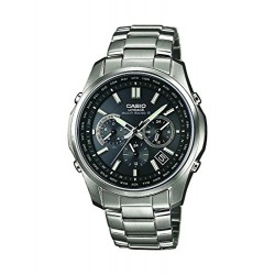 Casio - LIW-M610TDS-1AER - Waveceptor - Montre Homme - Quartz Analogique - Cadran Noir - Bracelet Titane Gris