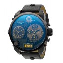 Diesel - DZ7127 - Montre Homme - Quartz Analogique - Digital - Chronomètre - Bracelet Cuir Noir