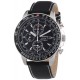 Seiko - SSC009P3 - Solar - Montre Homme - Automatique Chronographe - Cadran Noir - Bracelet Cuir Noir