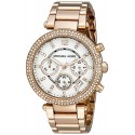 Michael Kors - MK5491 - Montre Femme - Quartz Analogique - Cadran Blanc - Bracelet Acier Doré