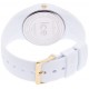 ICE-Watch - Montre femme - Quartz Analogique - ICE Glam - White - Unisex - Cadran Blanc - Bracelet Silicone Blanc - ICE.GL.WE.U.