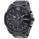 Diesel - DZ4283 - Montre Homme - Quartz Chronographe - Chronomètre/ Aiguilles lumineuses - Bracelet Acier Inoxydable Plaqué Noir