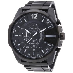 Diesel - DZ4283 - Montre Homme - Quartz Chronographe - Chronomètre/ Aiguilles lumineuses - Bracelet Acier Inoxydable Plaqué Noir