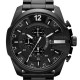 Diesel - DZ4283 - Montre Homme - Quartz Chronographe - Chronomètre/ Aiguilles lumineuses - Bracelet Acier Inoxydable Plaqué Noir