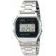 Casio - A158WA-1D - Vintage - Montre Mixte - Quartz Digital - Cadran LCD - Bracelet Acier Gris