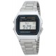 Casio - A158WA-1D - Vintage - Montre Mixte - Quartz Digital - Cadran LCD - Bracelet Acier Gris