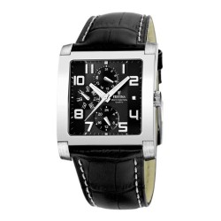 Festina - F16235/F - Montre Homme - Quartz - Analogique - Bracelet Cuir Noir