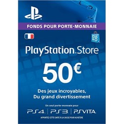 Carte Playstation Network 50EUR [Téléchargement]