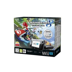 Console Nintendo Wii U 32 Go noire + Mario Kart 8 préinstallé - premium pack