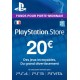 Carte Playstation Network 20 [Téléchargement]