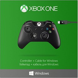 Manette sans fil Xbox One + câble pour PC