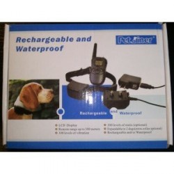 Collier de dressage électrique pour chien étanche et rechargeable Petainer