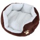 PANIER CORBEILLE NICHE COUSSIN MATELAS LIT CHIEN CHAT ANIMAUX 46*42*15cm petite Taille Coffee