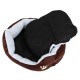 PANIER CORBEILLE NICHE COUSSIN MATELAS LIT CHIEN CHAT ANIMAUX 46*42*15cm petite Taille Coffee