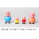 Peppa Pig Famille Papa & Maman Peppa Et George Figures Toy Doll Set Nouvelle Chaude