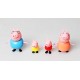 Peppa Pig Famille Papa & Maman Peppa Et George Figures Toy Doll Set Nouvelle Chaude