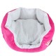 PANIER CORBEILLE NICHE COUSSIN MATELAS LIT CHIEN CHAT ANIMAUX 46*42*15cm petite Taille Rose