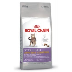 Royal Canin/Sterilised Appetite Control sac de 4 kg/Chat stérilisé quémandeur 1 à 7 Ans