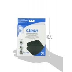 Catit Chat Recharge 2 Filtres Charbon pour Maison de Toilette